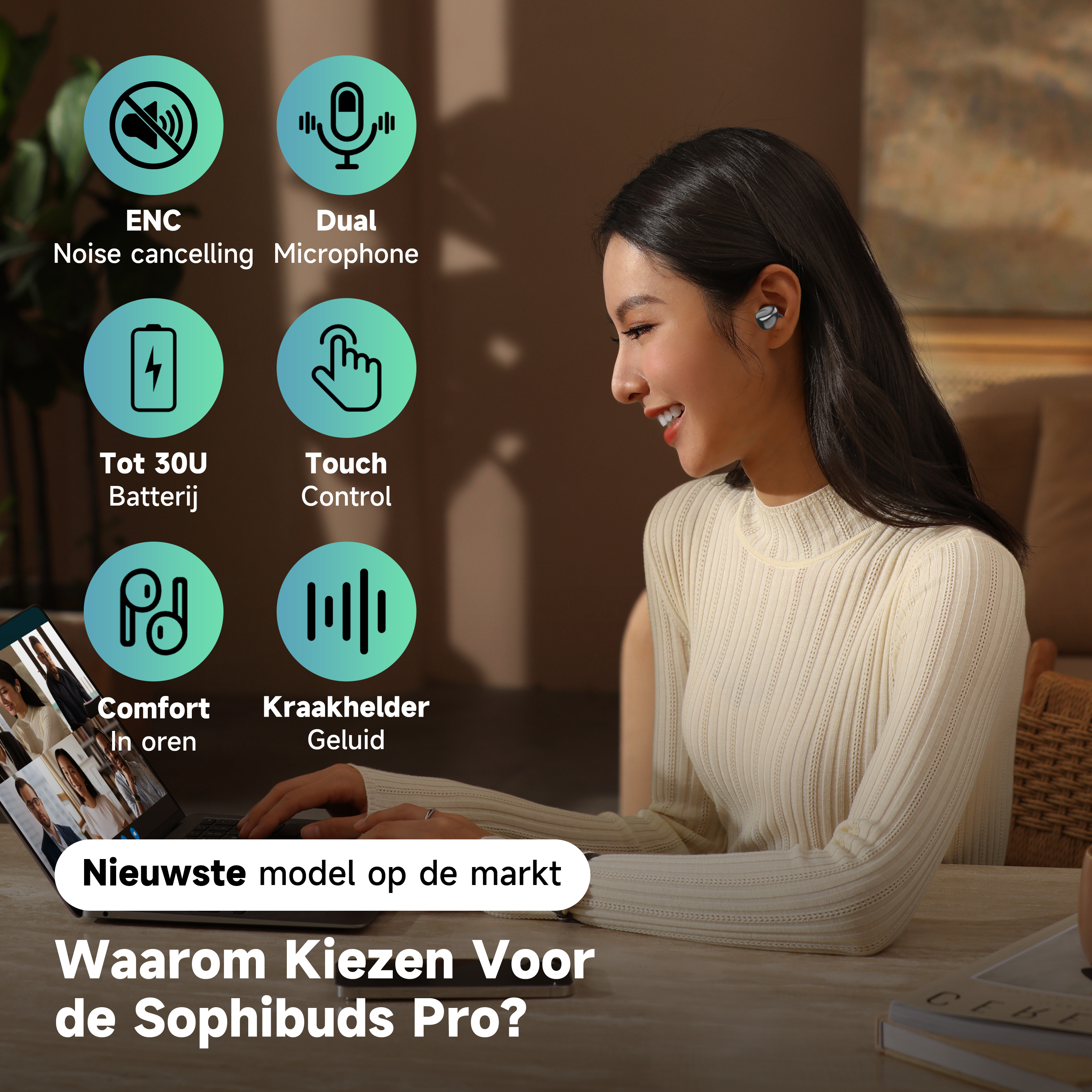 SophiBuds - Draadloze Oortjes2