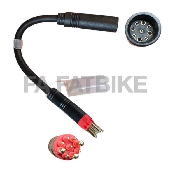 Fatbike Adapterkabel Motor - Rood Controller naar Zwarte Motorkabel